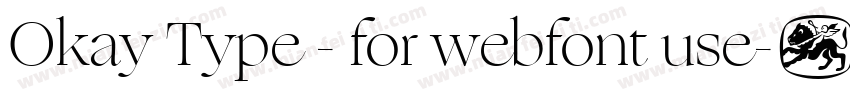 Okay Type - for webfont use字体转换